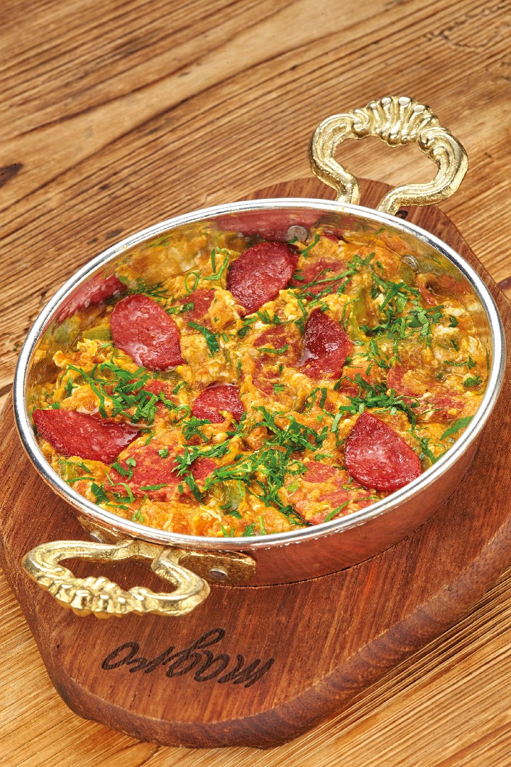 Menemen with Sucuk